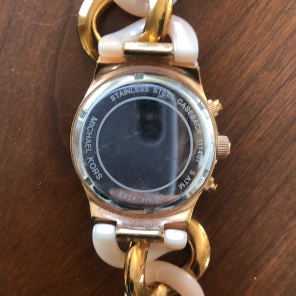 Michael Kors rose gold and pink watch main image 5